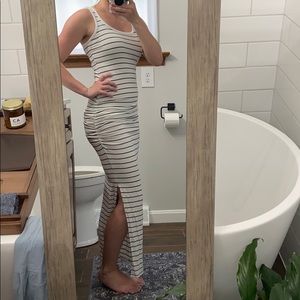 Victoria’s Secret navy and white maxi dress xs